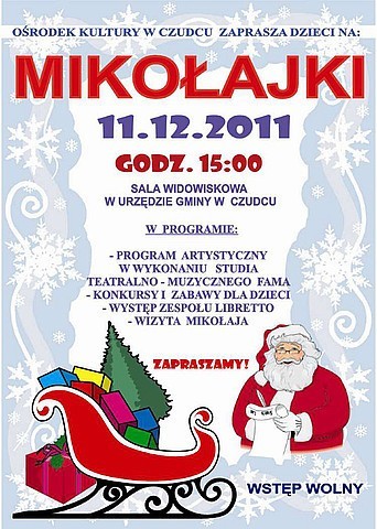 Mikołajkowe spotkanie w Czudcu - 11 grudnia 2011