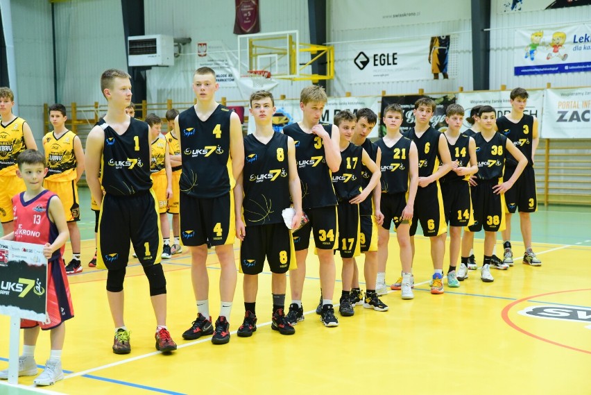 Kadeci BC Swiss Krono Żary z pierwszym zwycięstwem w ćwierćfinałach MP U-15. Młodzi koszykarze pokonali Koronę Kraków