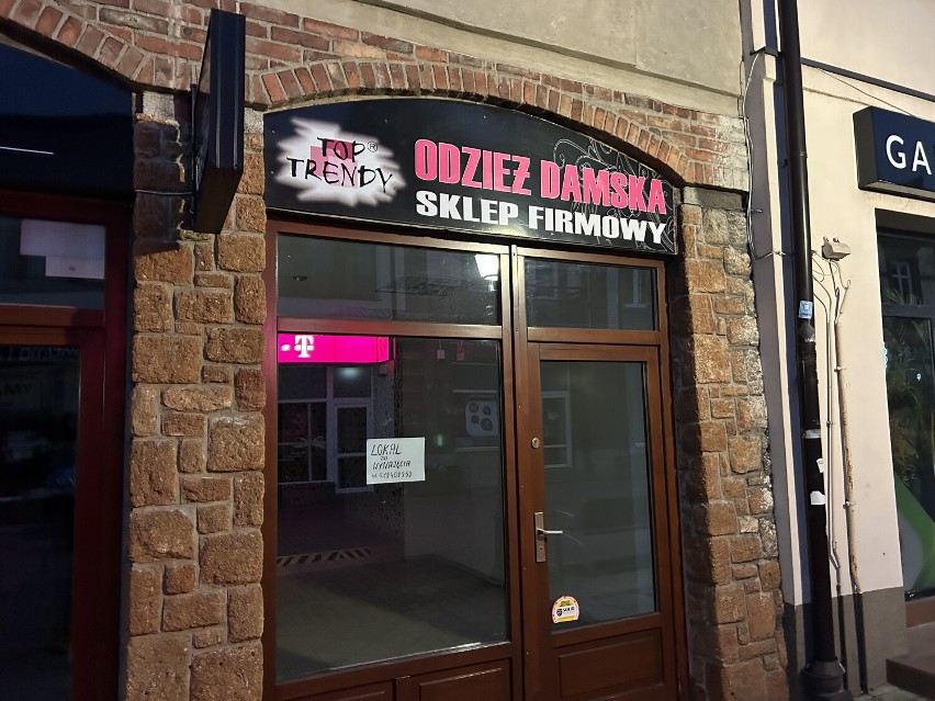 Opuszczony lokal w centrum Olkusza