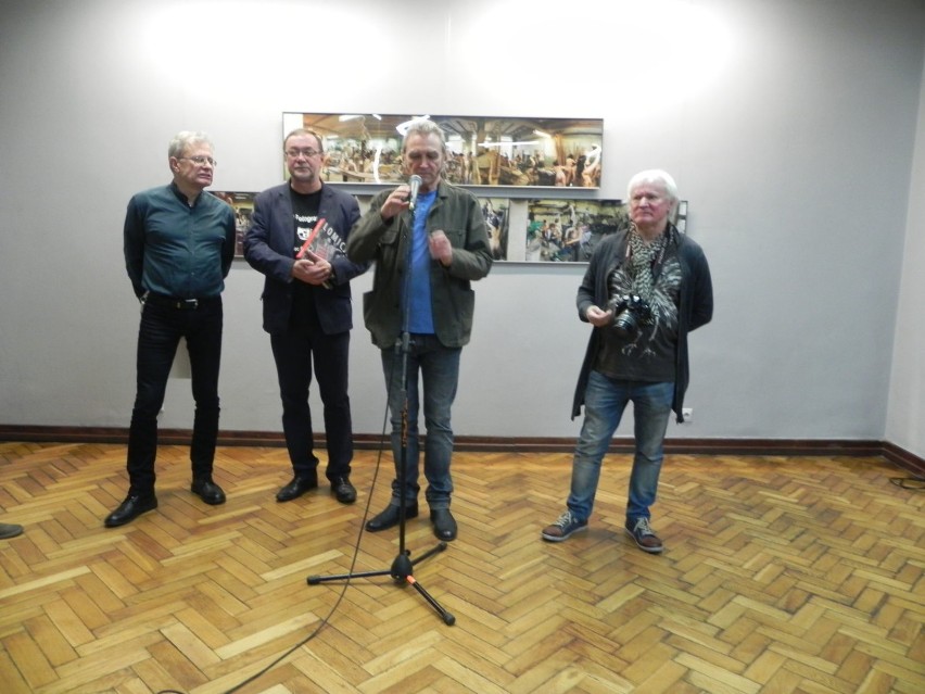 Od lewej: Marek Janiak, Andrzej Łada, Andrzej Świetlik i...