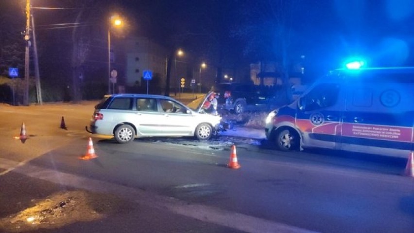 Wypadek na skrzyżowaniu ul. Żwirki i Wigury oraz Sobieskiego...