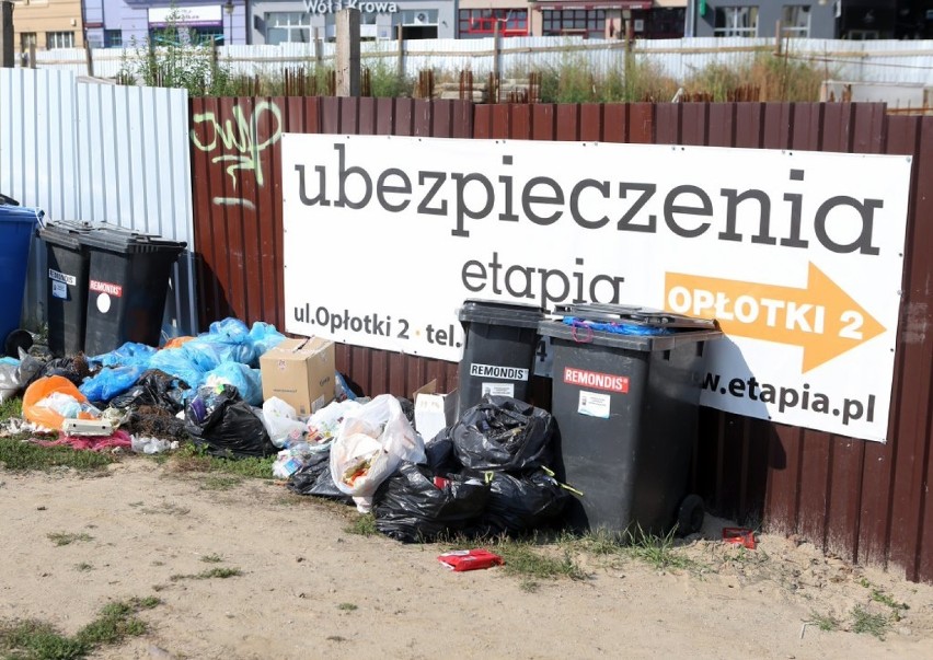 Śmieci w centrum Szczecina. "To kiepska wizytówka dla miasta" 