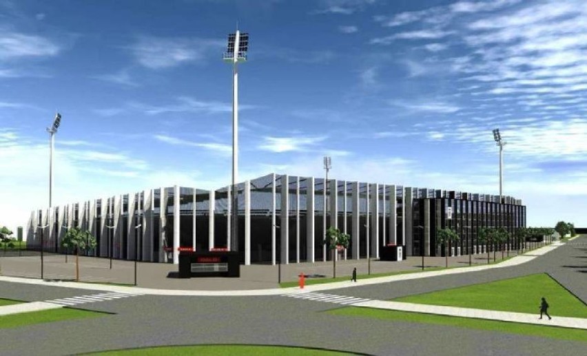 Nowy Sącz. Unieważniono przetarg na wyłonienie wykonawcy stadionu Sandecji. Co dalej z budową obiektu? [WIZUALIZACJE]