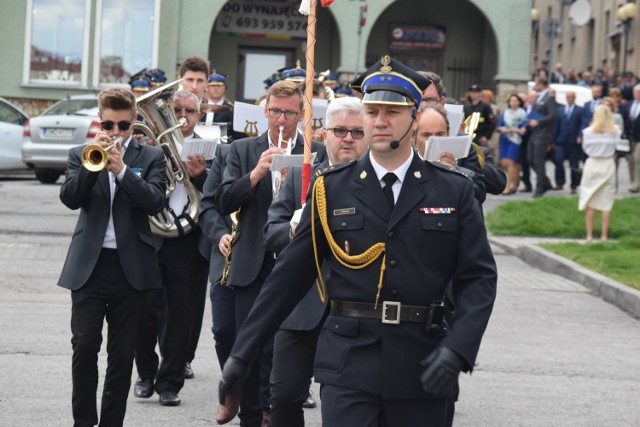 Strażacy z Wodzisławia Śl. i powiatu wodzisławskiego świętowali na wodzisławskim rynku