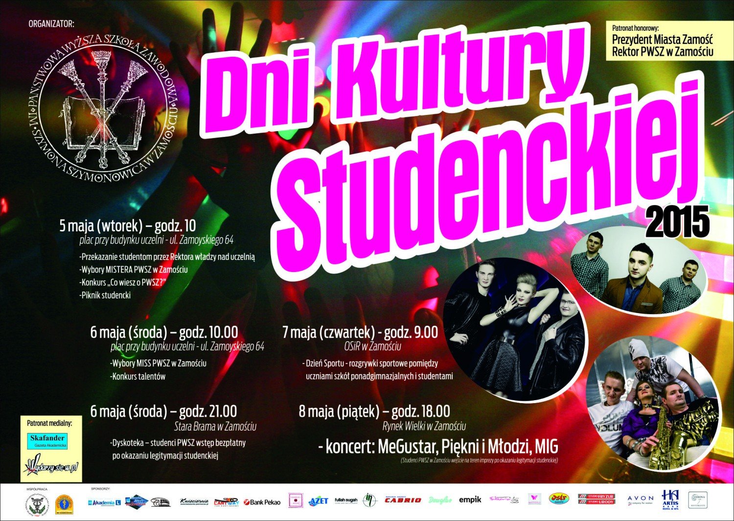 Zamość: Ruszają juwenalia PWSZ 2015. PROGRAM | Zamość Nasze Miasto