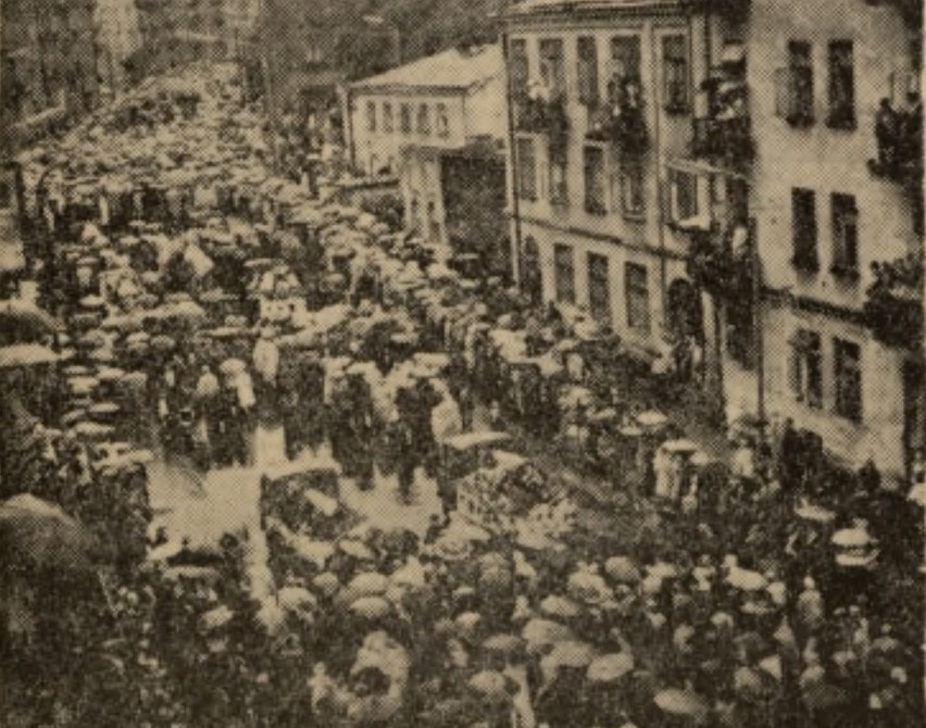 Pogrzeb dzieci, czerwiec, rok 1961, Lublin