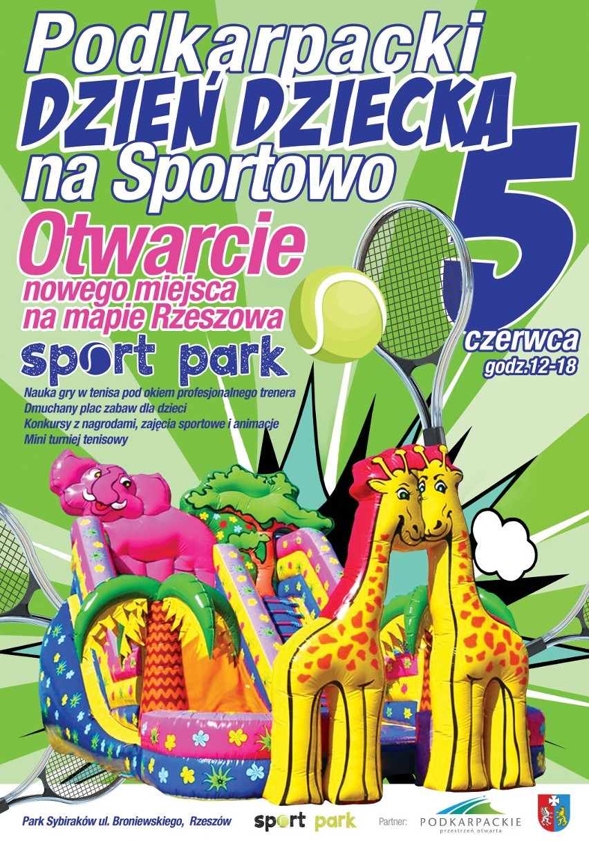 Sport Park - nowe miejsce na mapie Rzeszowa. Impreza Podkarpacki Dzień Dziecka w Parku Sybiraków