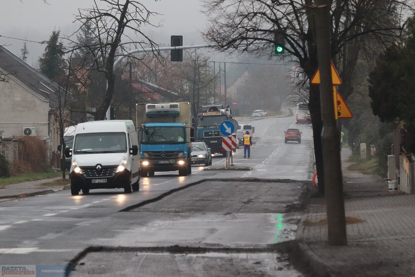 Remont ulicy Lipnowskiej we Włocławku.