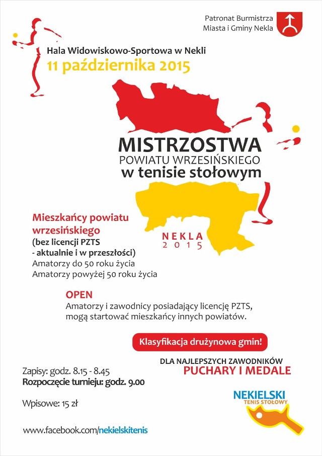 Mistrzostwa powiatu wrzesińskiego w tenisie stołowym.