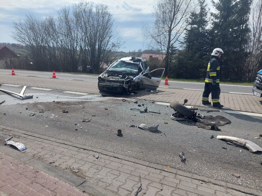 Wypadek w Przegini (DK 94), 14 kwietnia 2023