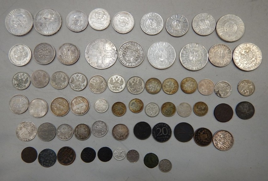 Ponad 60 historycznych monet zostało na granicy