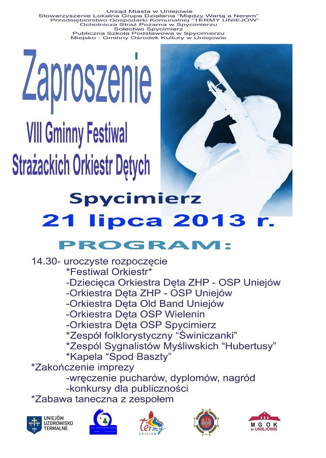 Gminny festiwal orkiestr dętych w Spycimierzu