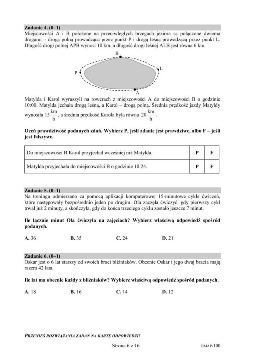 Próbny egzamin ósmoklasisty matematyka 2020. Jakie zadania pojawią się na teście? Kiedy wyniki testu? Arkusz CKE, odpowiedzi [31.03.2020]