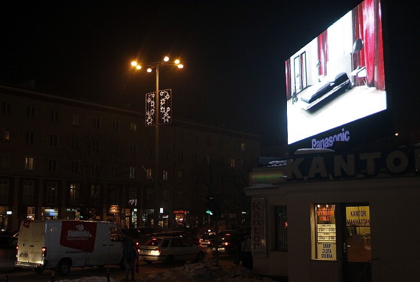 LED-owe reklamy zimą najgroźniejsze