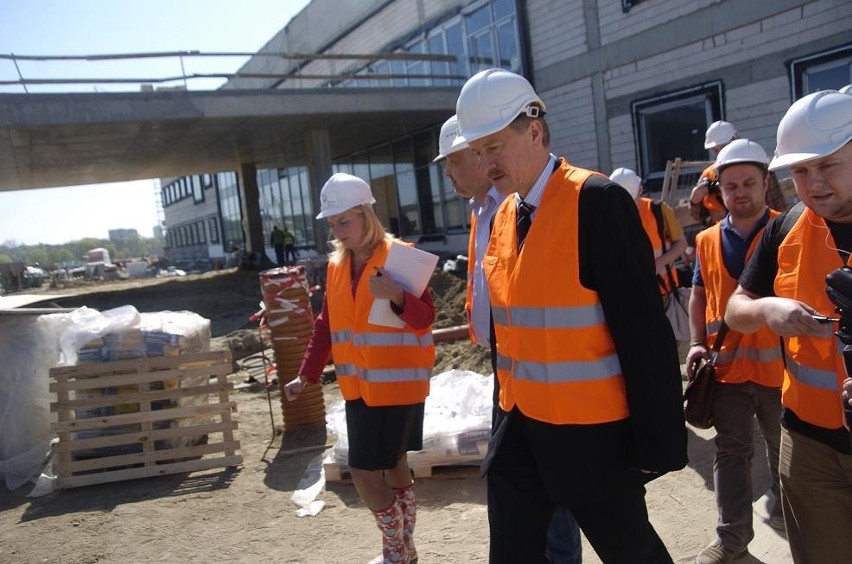 Poznań - Prezydent wizytował budowę Term Maltańskich [ZDJĘCIA]