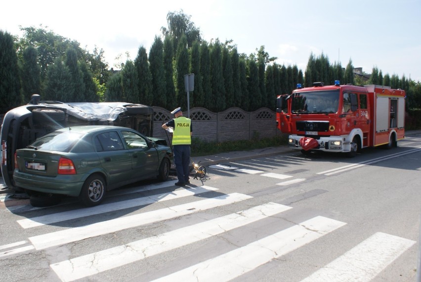 Wypadek na ulicy Skarszewskiej w Kaliszu