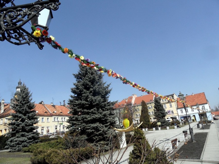 Wodzisław: Miasto zostało przystrojone na Wielkanoc