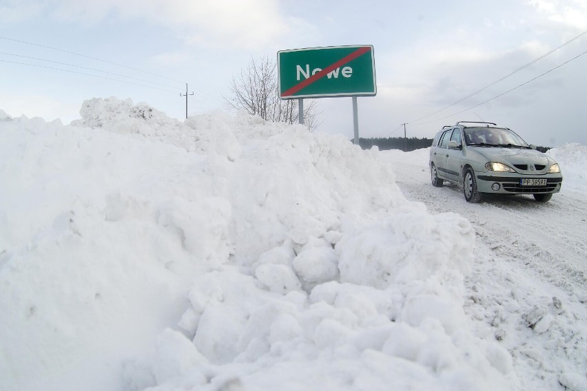 W 2010 roku okolice Wągrowca pokryła gruba warstwa śniegu