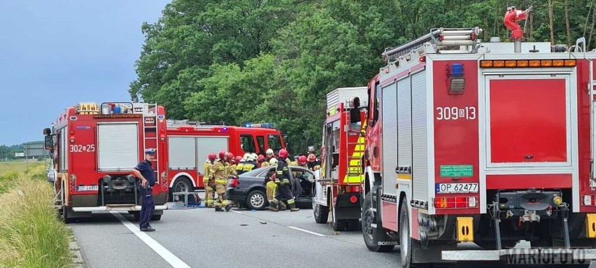 Wypadek na obwodnicy Opola - 7.06.2022r.