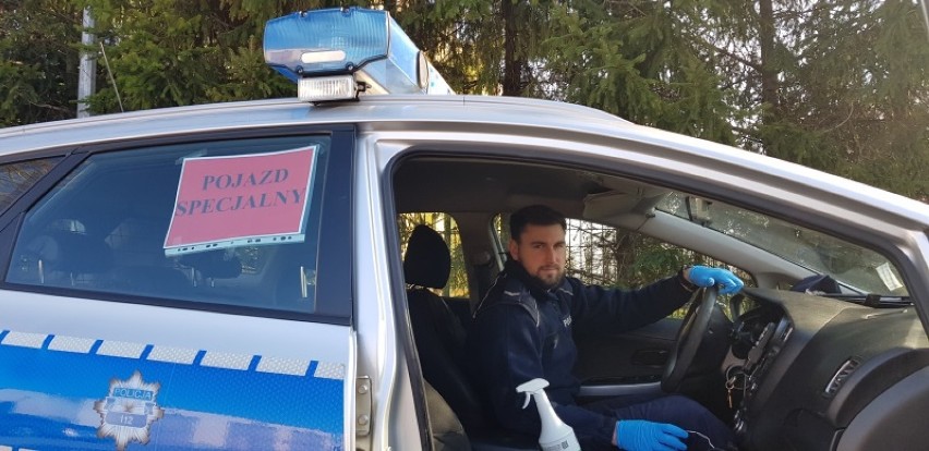 Policja w Chodzieży jest gotowa do niesienia pomocy pomimo zagrożenia koronawirusem (ZDJĘCIA)
