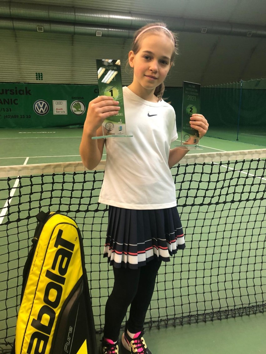 Młoda tenisistka z Bełchatowa po raz pierwszy w życiu...