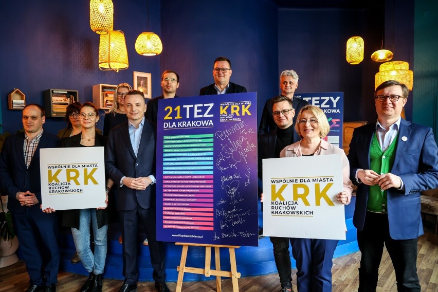 Krakowskie ruchy miejskie ogłosiły wspólny start w wyborach...