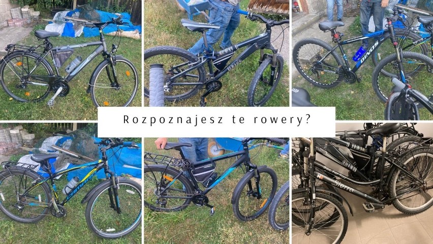 Policjanci szukają właścicieli tych rowerów.
