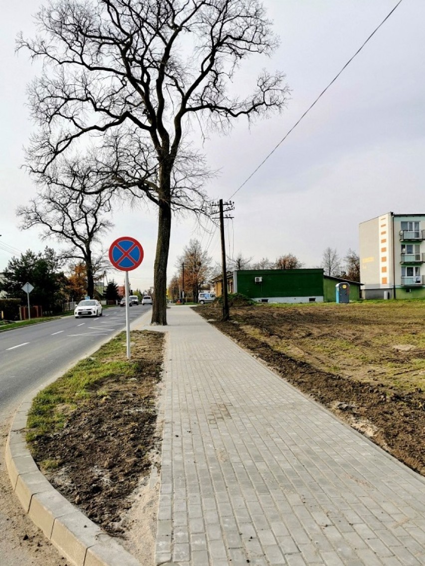 Damasławek. Przy ulicy Żnińskiej powstał nowy chodnik 