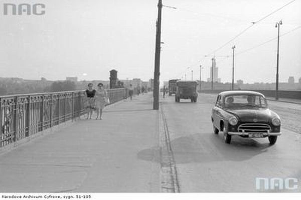 Most Poniatowskiego 1965-1968 

Wcześniej most Mikołajewski,...
