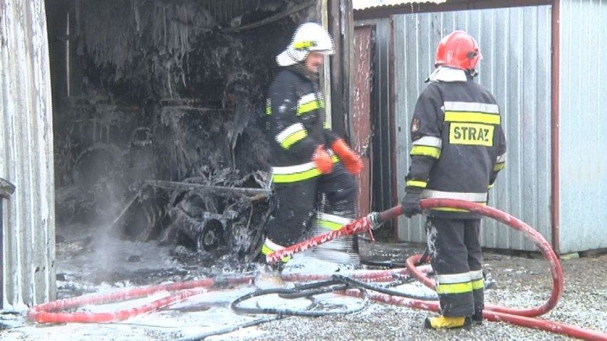 Do pożaru doszło w miejscowości Stróża k. Kraśnika