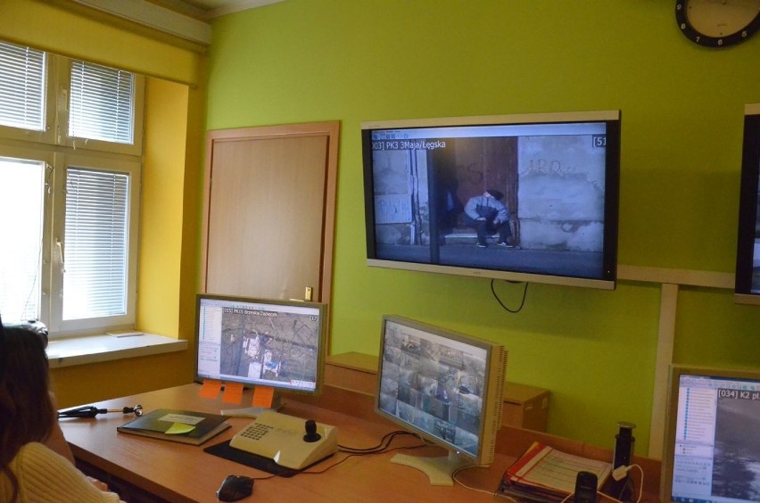 Z centrum monitoringu we Włocławku obserwowane są obrazy...