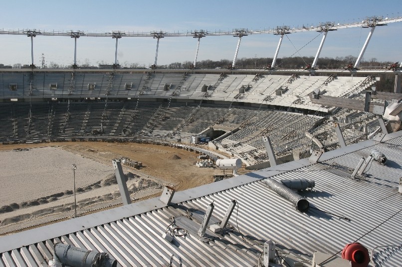 Stadion Śląski: Co nowego na budowie? [ZDJĘCIA + WIDEO]