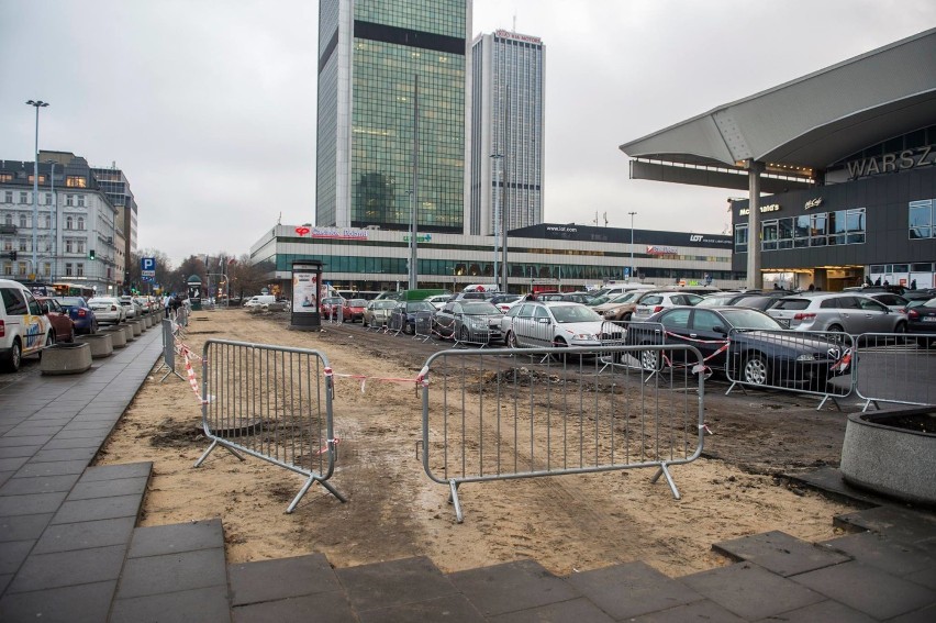 Tak powstaje przejście naziemne przy Dworcu Centralnym...