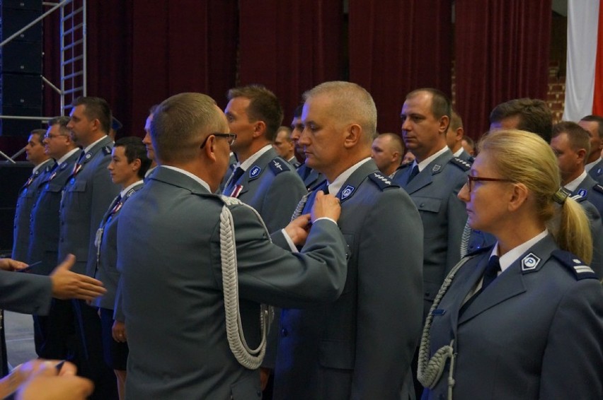 Policjanci z Lublińca w katowickim Spodku