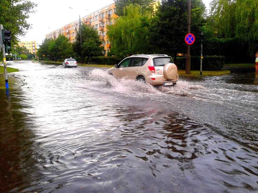 Oberwanie chmury nad Toruniem cz 2