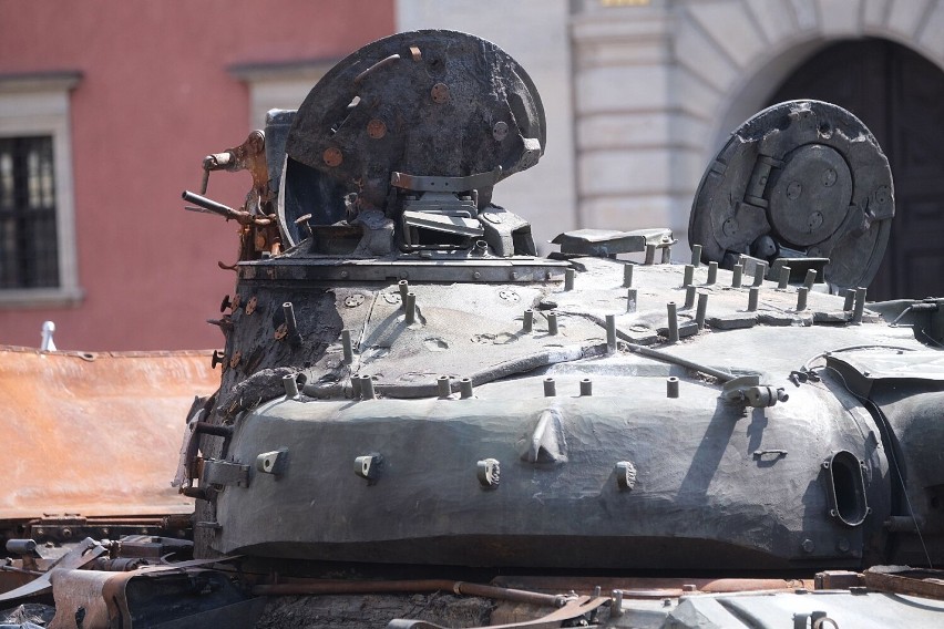 Zniszczone rosyjskie czołgi w Warszawie. Spektakularna wystawa "Za wolność naszą i waszą"