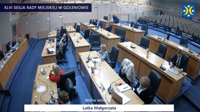 Niewielu miejskich radnych z Goleniowa dotrwało do końca ostatniej sesji Rady Miejskiej