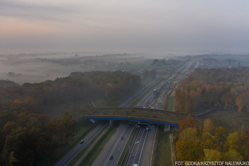 Przejdź do galerii i zobacz, jak budowa drogi S19 wygląda z...