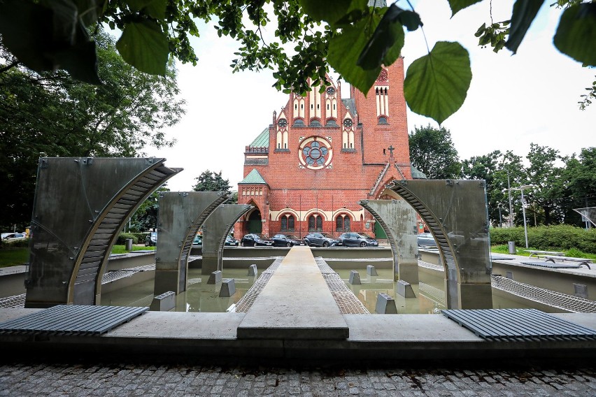 Fontanna na placu Zwycięstwa w Szczecinie