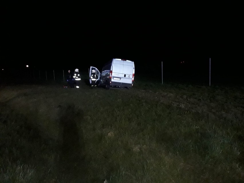 Wypadek na autostradzie A1 w kierunku Gdańska [26.04.2020]