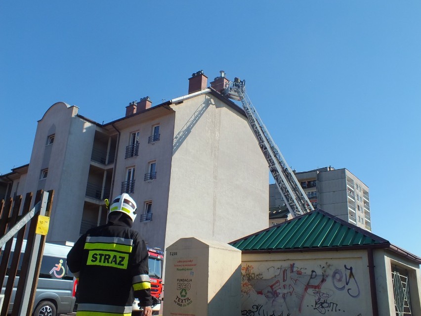 Pożar w Jastrzębiu: paliło się poddasze przy ul....