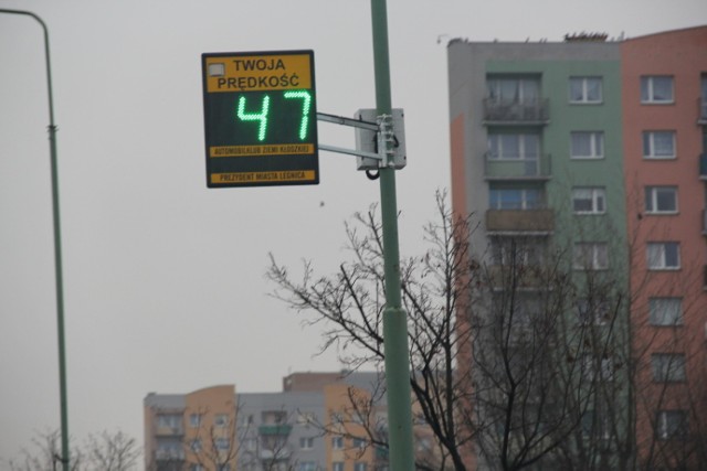 Tablice w Legnicy pokażą prędkość