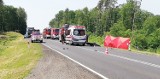 Śmiertelny wypadek na DK10 między Grabównem a Okalińcem. 24-letni motocyklista zginął w zderzeniu z tirem. Duże utrudnienia w ruchu