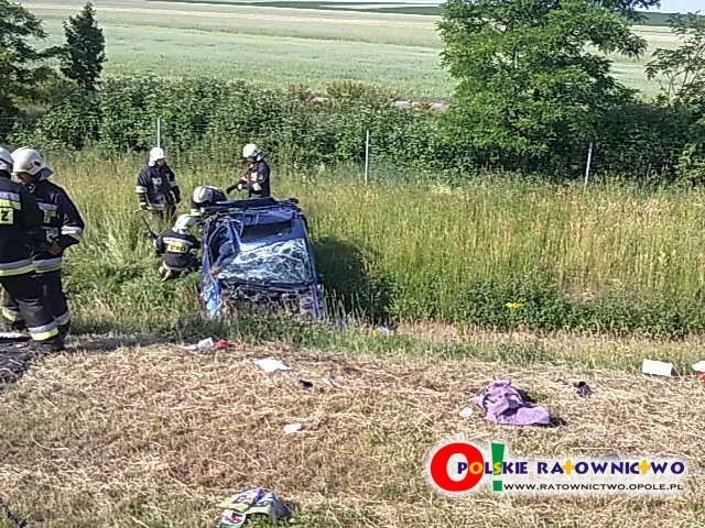 Opole: Wypadek na autostradzie A4 w kierunku Katowic