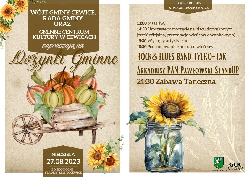 W niedzielę, 27 sierpnia mieszkańcy Gminy Cewice organizują...