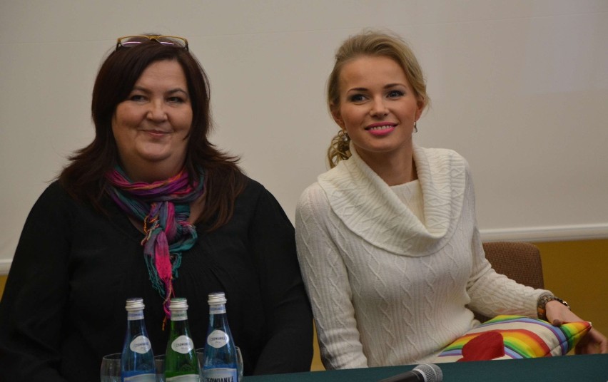 Agnieszka Cegielska odwiedziła w środę (13 lutego) Malbork. Zobacz zdjęcia