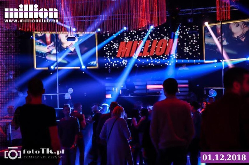 Impreza w klubie Million Włocławek - 1 grudnia 2018 [zdjęcia]