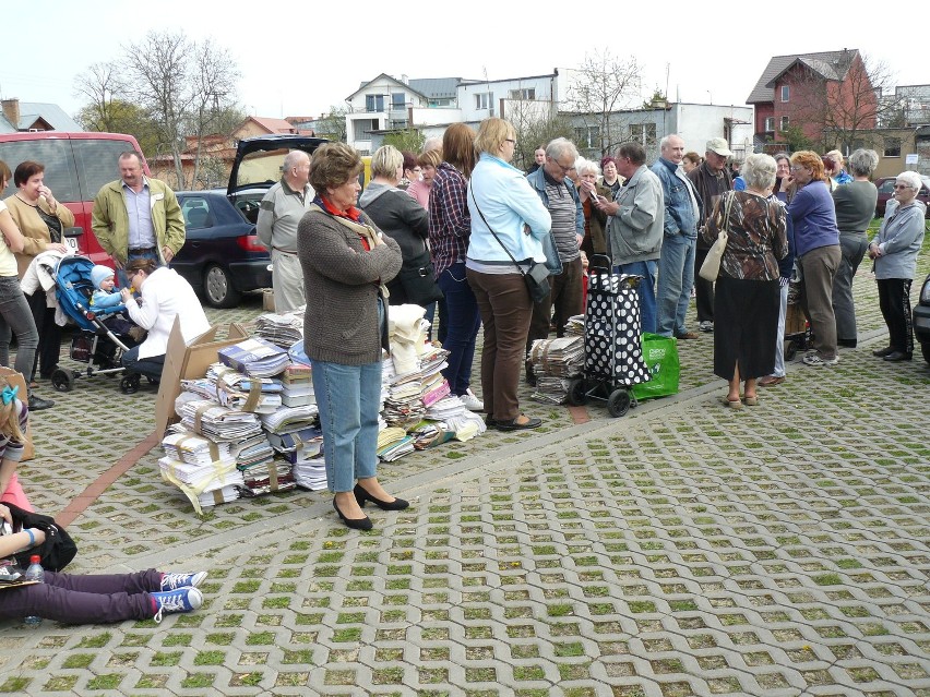 Pruszcz Gd. Akcja drzewko za makulaturę. Zebraliśmy 10 ton makulatury