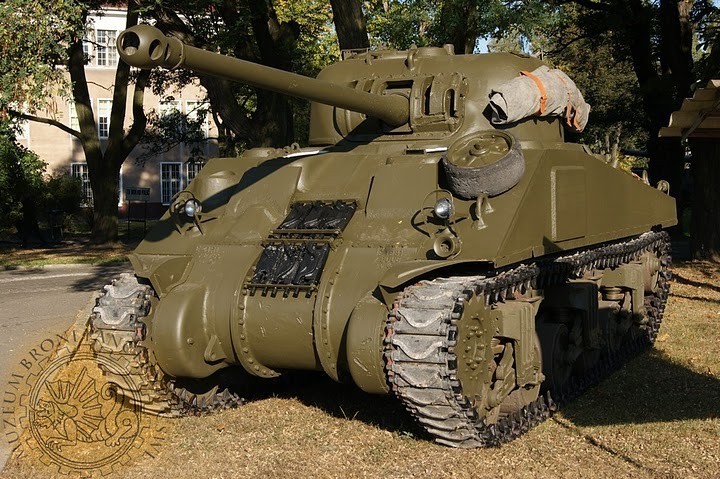 Sherman podobny do tego poznańskiego czołgu ubogaci wystawę...