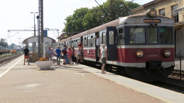 Skład Przewozów Regionalnych na stacji  w Inowrocławiu